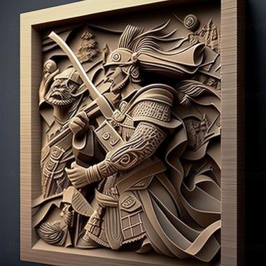 3D модель Гра SAMURAI WARIORS 2 (STL)